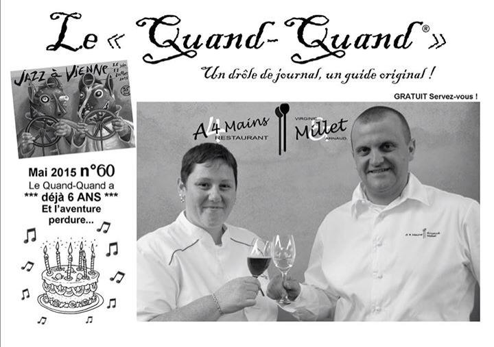 Presse - Restaurant A 4 Mains - restaurant SALAISE-SUR-SANNE